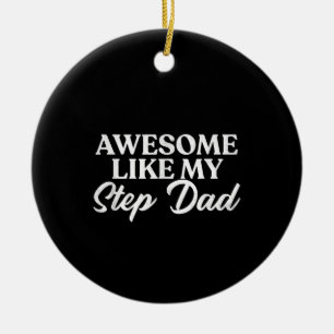 Fantastisk som min Stepdad Step Son Dotter i jurid Julgransprydnad Keramik