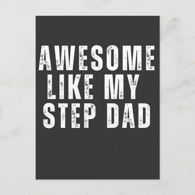 fantastisk som min sty papa vykort (Framsida)