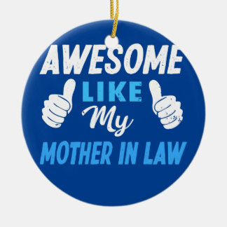 Fantastisk som min Svärmor Julgransprydnad Keramik