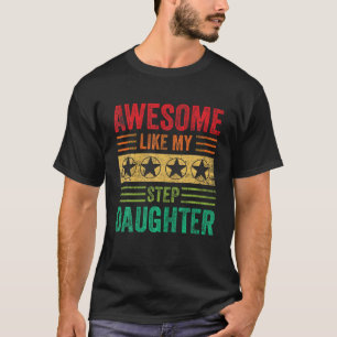 Fantastisk som min Vintage med fotdotter, förälder T Shirt