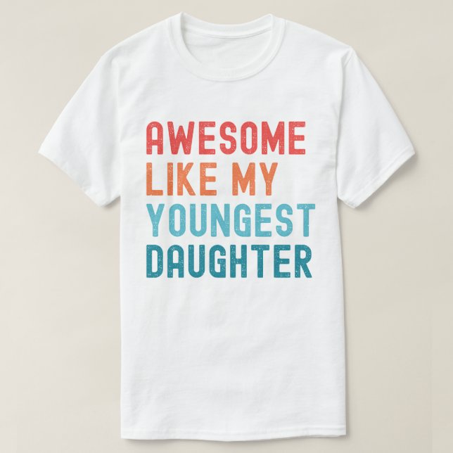 Fantastisk som min yngsta dotterfamilj Party T Shirt (Design framsida)