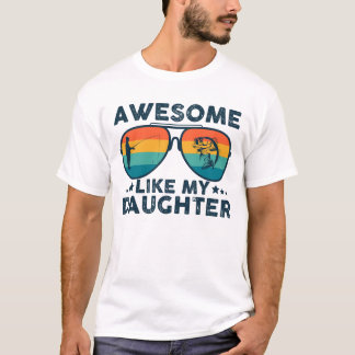 Fantastisk som mitt dotterfiske Fars dag Funny T Shirt