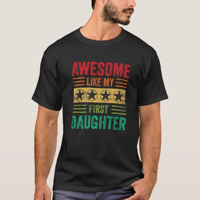 Fantastisk som Tjocken för mina första dotterbarn  T Shirt (Framsida)