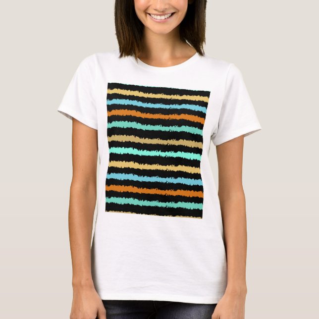 Fantastisk Sommar Mönster T Shirt (Framsida)