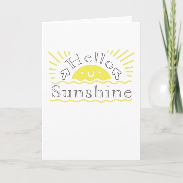 Fantastisk Sommardesign Kort (Framsida)