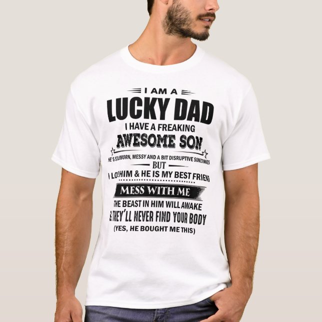 Fantastisk Son - Fars dag T Shirt (Framsida)