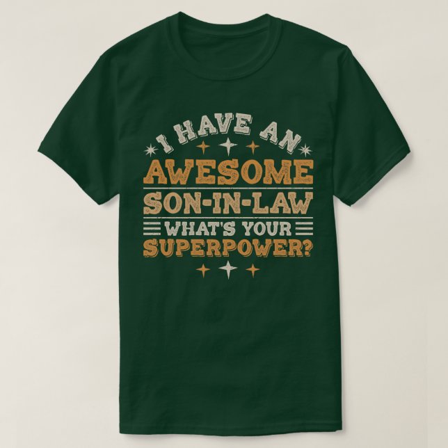Fantastisk son i advokatens stormakt t shirt (Design framsida)