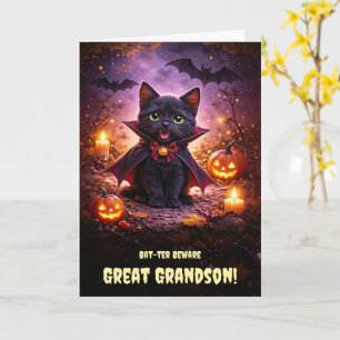 Fantastisk sonson Söt Halloween Vampyr Kort