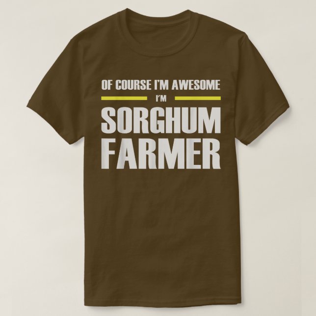 Fantastisk Sorghum Farmer T Shirt (Design framsida)