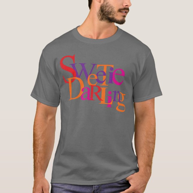 Fantastisk söt älskling retro t shirt (Framsida)