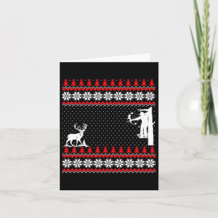 Fantastisk Söt Rolig Anka Jägare Hjortjakt Ful Jul Kort