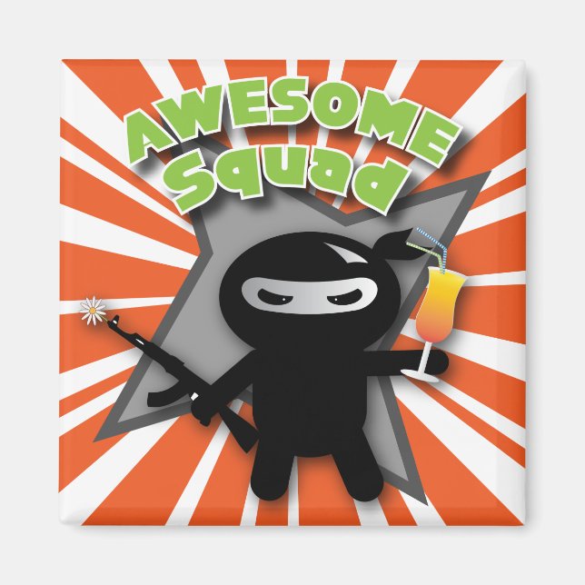 FANTASTISK Squad Magnet (Framsidan)