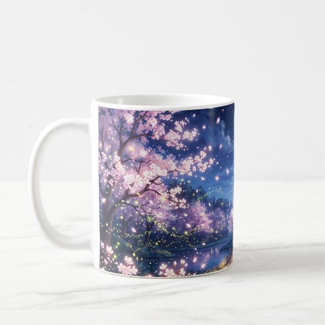 Fantastisk stad och slott kaffemugg (Vänster)
