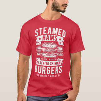 Fantastisk Steamed Hams Skinner Burger Thmet Funny T Shirt