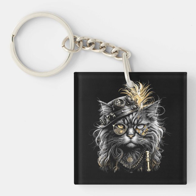 Fantastisk Steampunk Katt  (Framsidan)