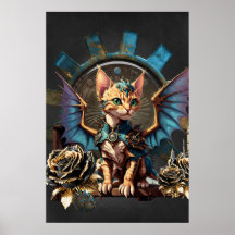 Fantastisk steampunk-katt.