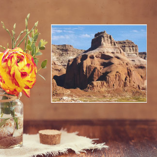 Fantastisk Sten Forformation Sedona Nature Kanvast Canvastryck