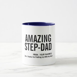 Fantastisk Step-Pappa Bonus Pappa fars dag Mugg