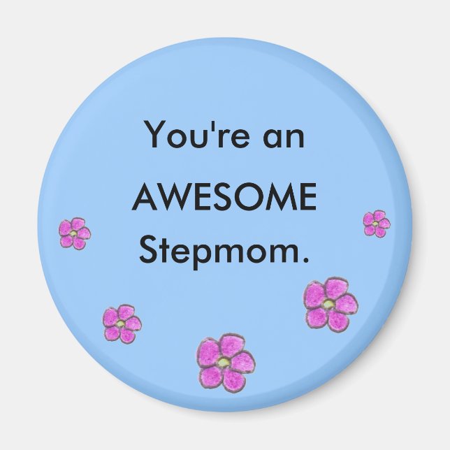 Fantastisk Stepmamma magnet (Framsidan)