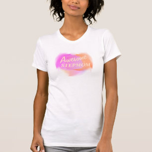 Fantastisk Stepmors Rosa och Orange T Shirt