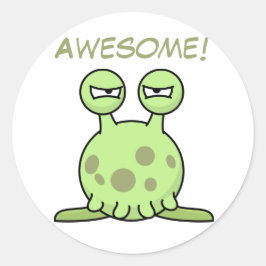 FANTASTISK! Stickers Runt Klistermärke