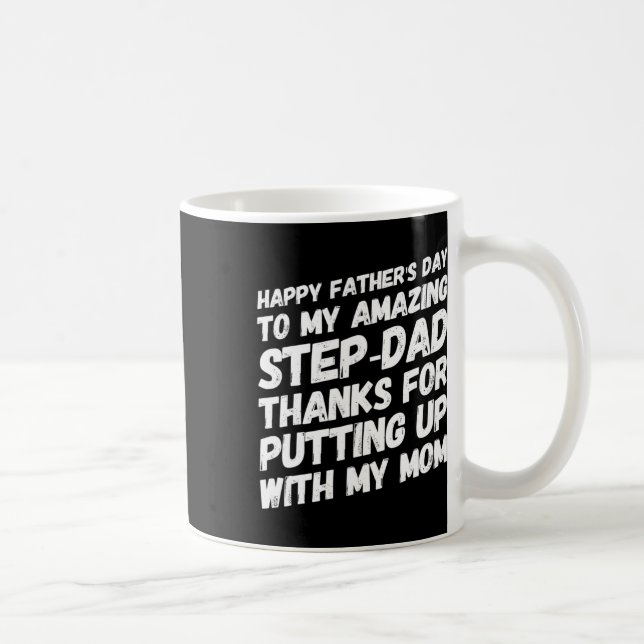 Fantastisk styvpappa tack för att du stod ut med m kaffemugg (Höger)