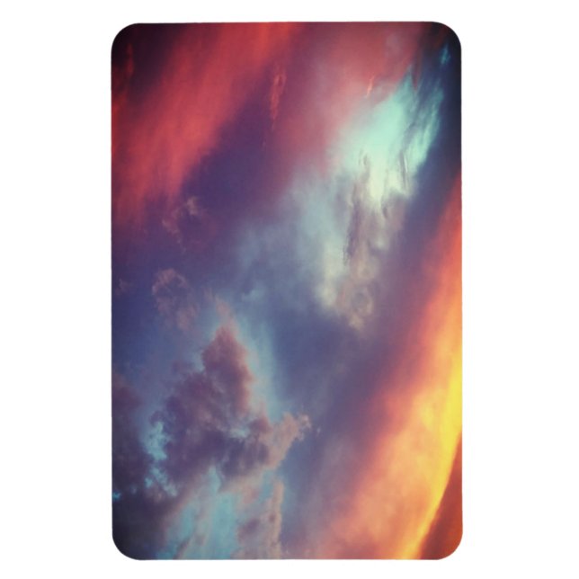 Fantastisk Sunset Flexible Photo Magnet (Vertikal)