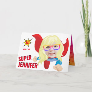 Fantastisk Superhjälte Birthday Fantastisk Gift Kort