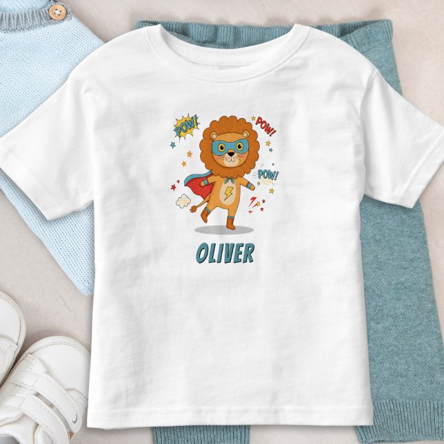 Fantastisk Superhjälte Lejon T Shirt (Skapare uppladdad)