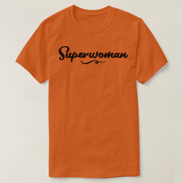 Fantastisk SuperKvinnan-offertplan två T Shirt (Design framsida)