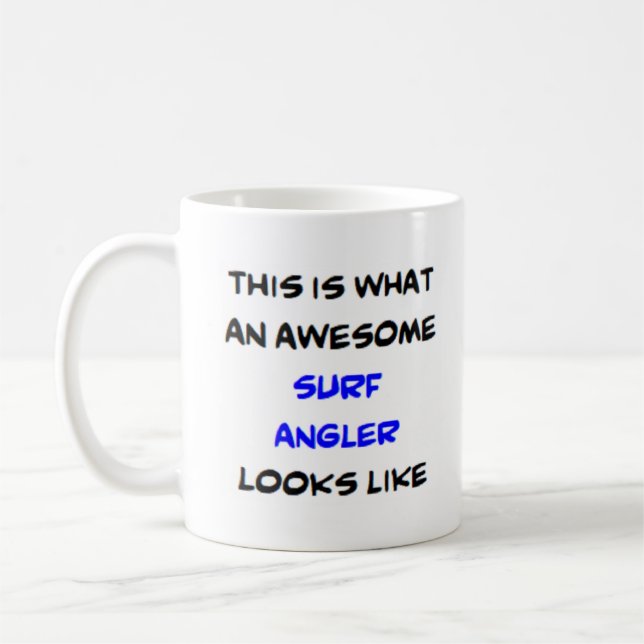 fantastisk surfa angler kaffemugg (Vänster)