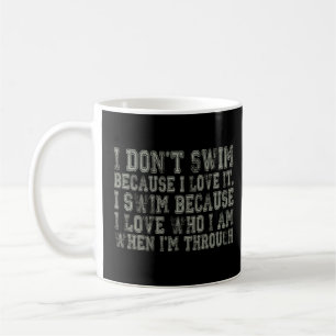 Fantastisk Swimming Påstående Varför jag Simma Kaffemugg