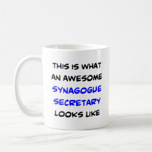 fantastisk synagogassekreterare kaffemugg