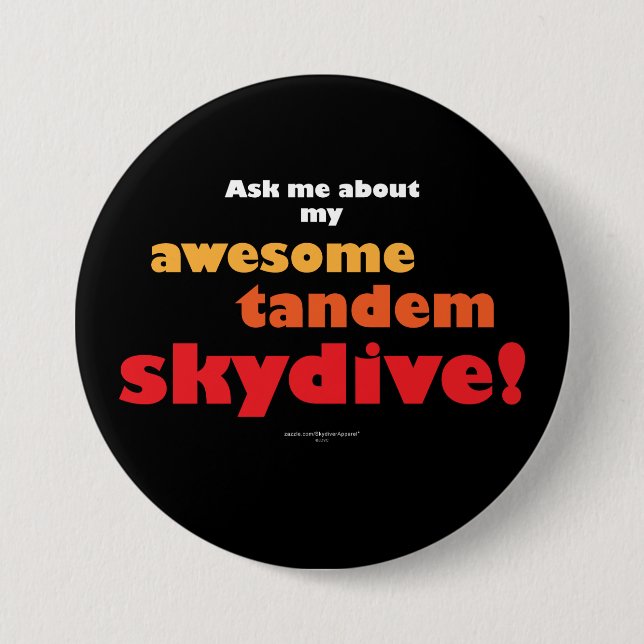 Fantastisk Tandem Skydive Knapp (Framsida)