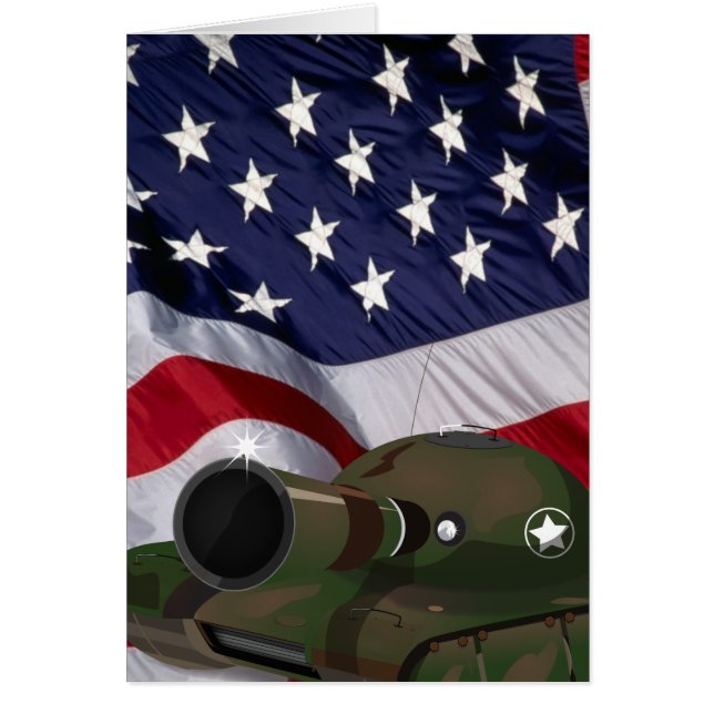 Fantastisk Tank Hälsningskort (Framsidan)