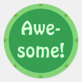 Fantastisk - Teacher Sticker Series Runt Klistermärke