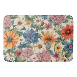 Fantastisk Tender Summer Garden Flowers Badrumsmatta