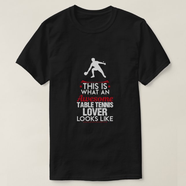 Fantastisk-tennis-Älskare-finare utformning för gi T Shirt (Design framsida)