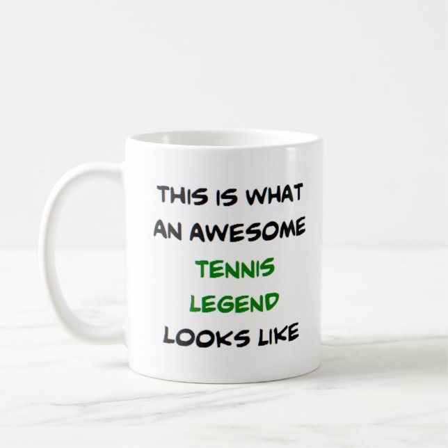 fantastisk tennisförklaring kaffemugg (Vänster)