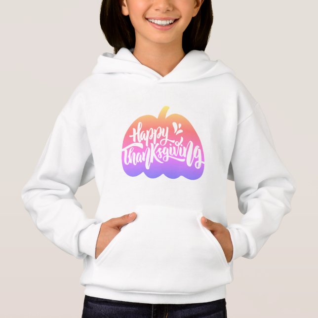Fantastisk text om pumpa för Thanksgiving Hoodie T Shirt (Framsida)