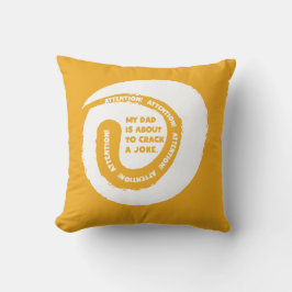 Fantastisk text som Pappa är på väg att spricka et Kudde