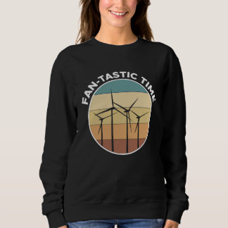 Fantastisk Tid Vindkraftverk Energi T Shirt