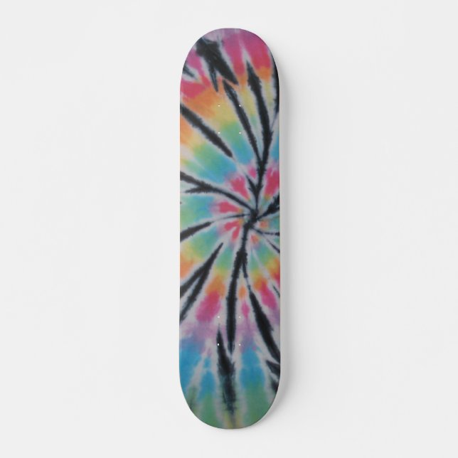 Fantastisk Tie Dye Skateboard - Swirl (Framsida)