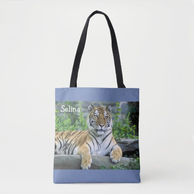 Fantastisk Tiger bild Tygkasse (Framsida)