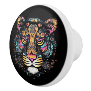 Fantastisk Tiger Head Knopp