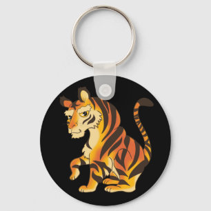 Fantastisk tiger nyckelring