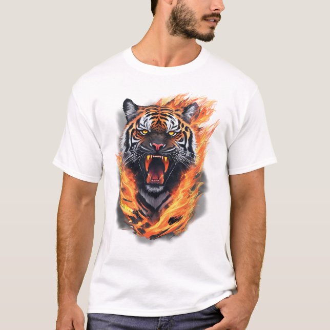 Fantastisk Tiger T Shirt (Framsida)