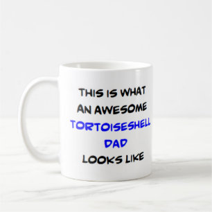 fantastisk tortoiseshell pappa kaffemugg