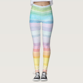 Fantastisk Trendig Rainbow Leggings
