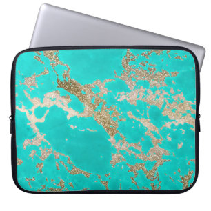 Fantastisk-trendigets moderna marmor från guld gli laptop sleeve